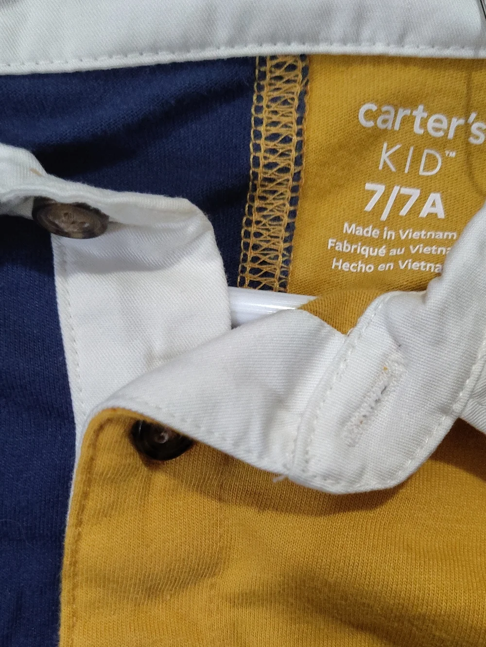 Carter's Size 7 Long Sleeve Shirt $25